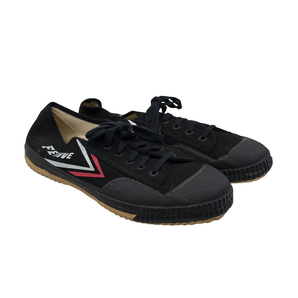 Feiyue‎ Martial Arts Shoes Black Canvas Kung Fu Sneakers Size 46